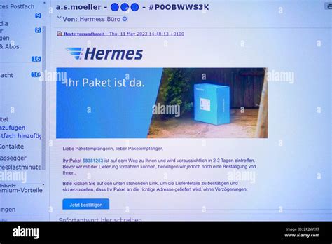 hermes express fake mail